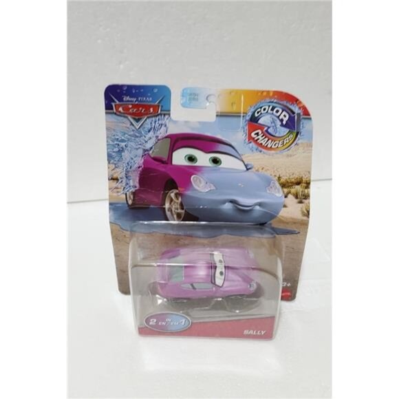 Disney Pixar Cars Color Changers Sally Carrera Purple 2-in-1 Mattel Diecast Toy - Picture 3 of 9